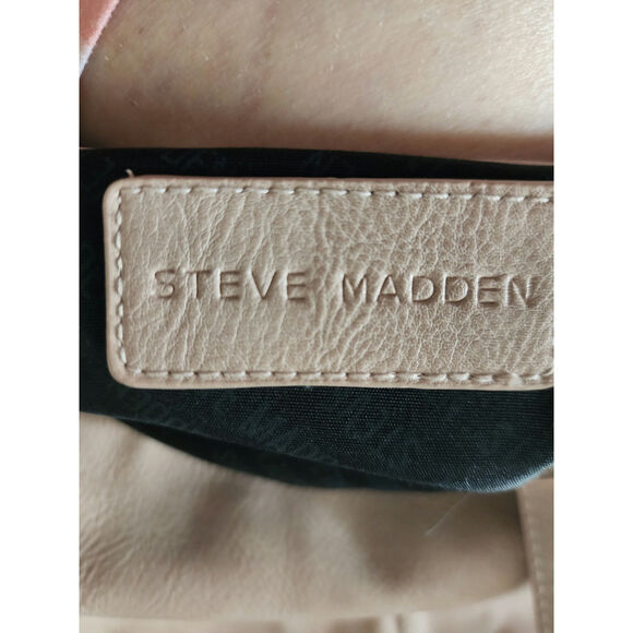 Steve Madden beige faux-leather tote bag - Picture 4 of 8